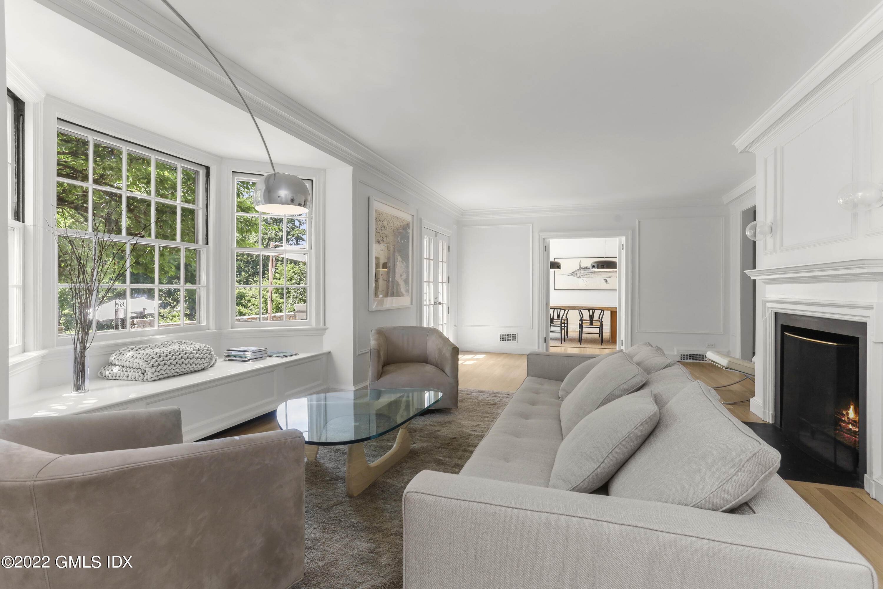 188 Stanwich Road Greenwich, CT 06830 - Photo 7 of 15 a living room with furniture and a fireplace