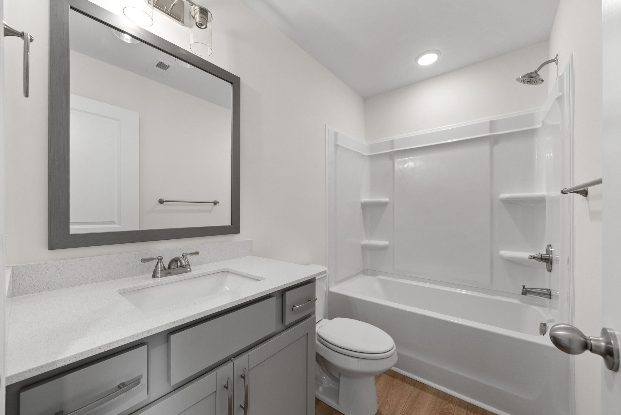 1912 Evans Road Clarksville, TN 37042 - Photo 22 of 32 a bathroom with a sink a toilet and shower