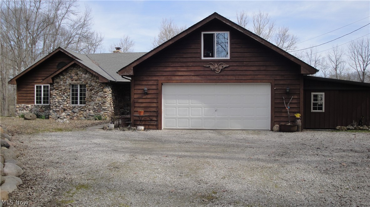 7515 Congress Road Lodi, OH 44254 - Photo 3 of 28 View of front of property featuring a garage