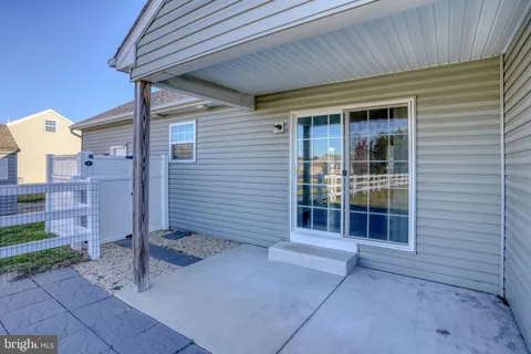 a view of front door of house