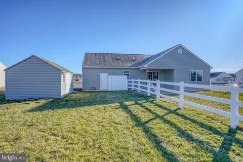 a backyard of a house