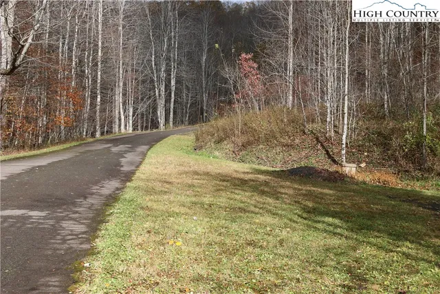 a view of backyard with wooden fence