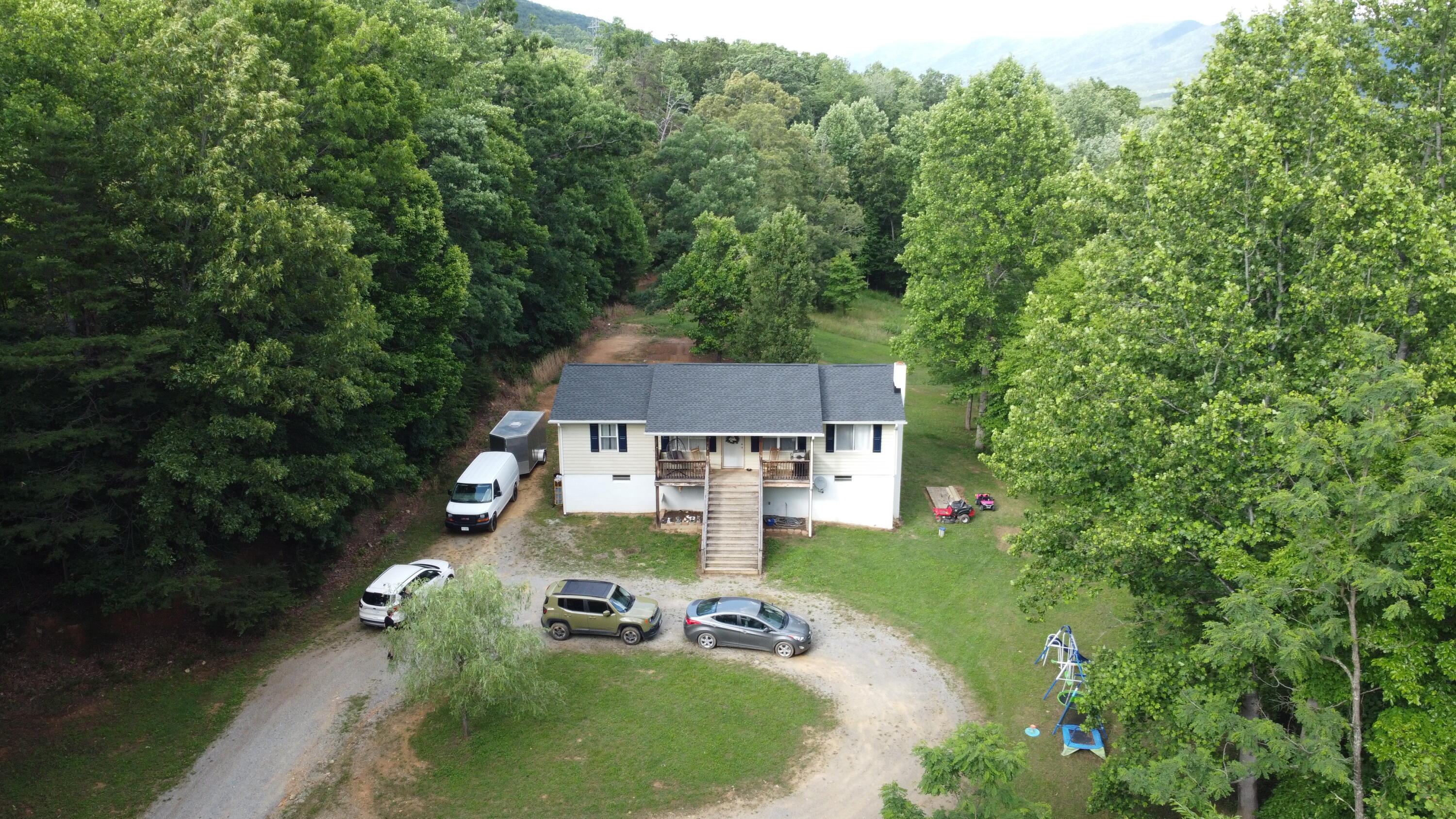 2902 Bacchus Road Elliston, VA 24087 - Photo 15 of 23 an aerial view of a house