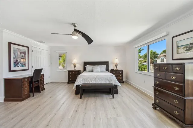 an aerial view of a house with a lake view