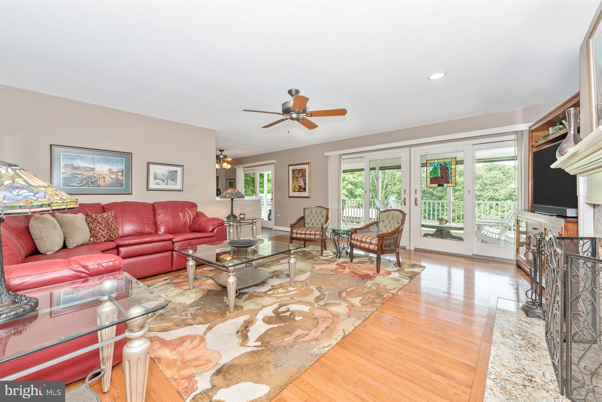 1880 Florence Road Mount Airy, MD 21771 - Photo 9 of 30 a living room with furniture large window and flat screen tv