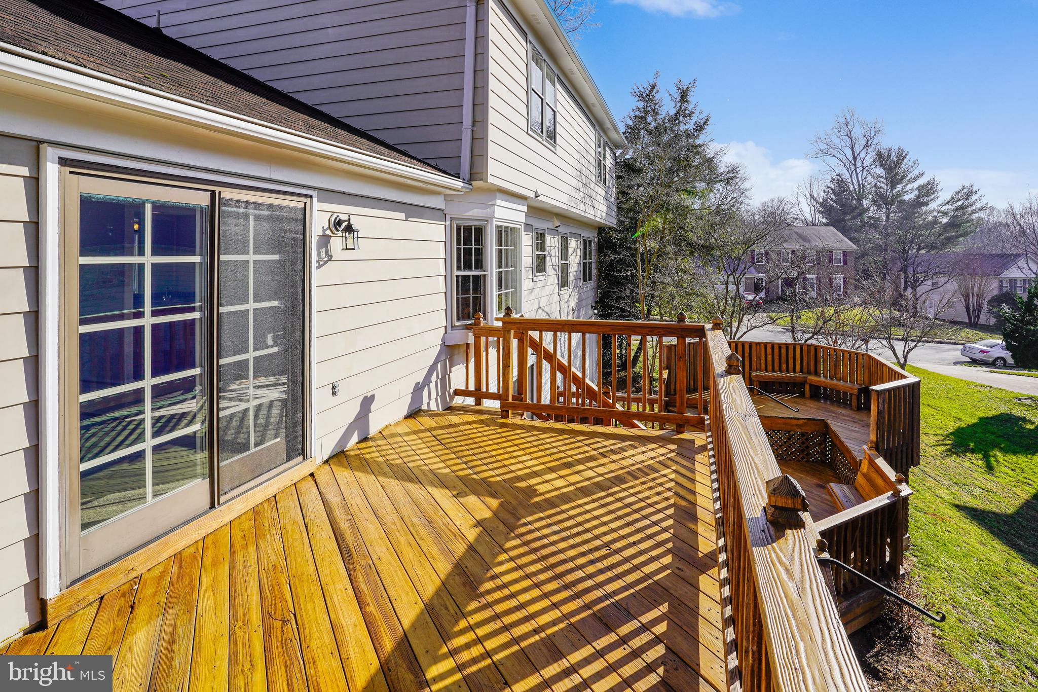 10186 Red Spruce Road Fairfax, VA 22032 - Photo 24 of 60 Deck affords plenty of space for outdoor living.