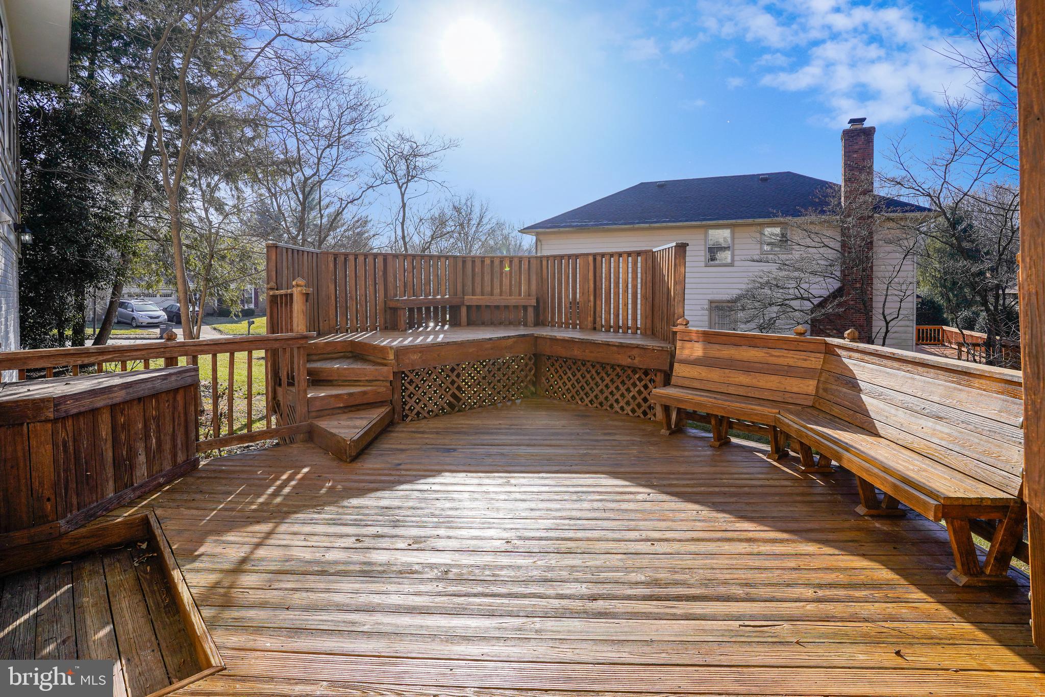 10186 Red Spruce Road Fairfax, VA 22032 - Photo 25 of 60 Plenty of privacy on deck with space for a hot tub
