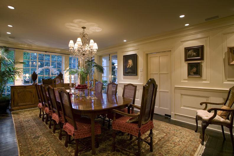 735 Fuera Lane Montecito, CA 93108 - Photo 5 of 8 a view of a dining room with furniture and chandelier