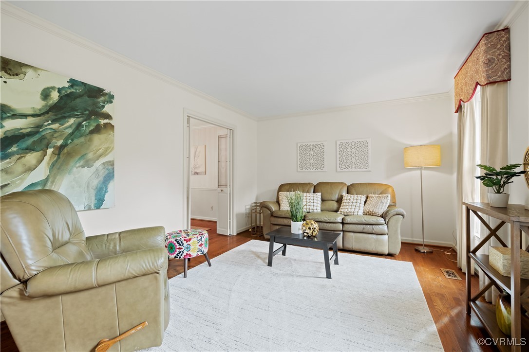 3510 Wood Dale Road Chester, VA 23831 - Photo 7 of 50 a living room with furniture and wooden floor