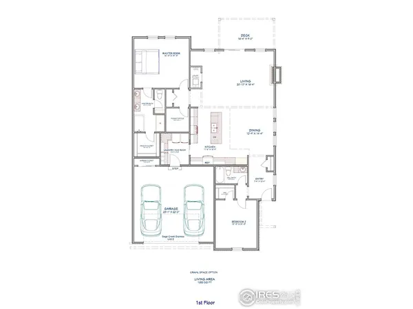 a picture of a bench in a white building