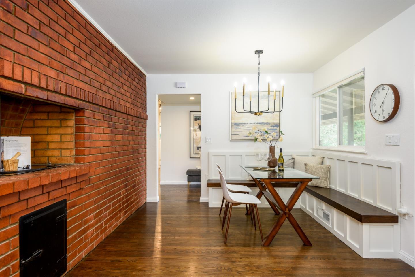 1420 South Mary Avenue Sunnyvale, CA 94087 - Photo 12 of 24 a dining room with furniture window and wooden floor