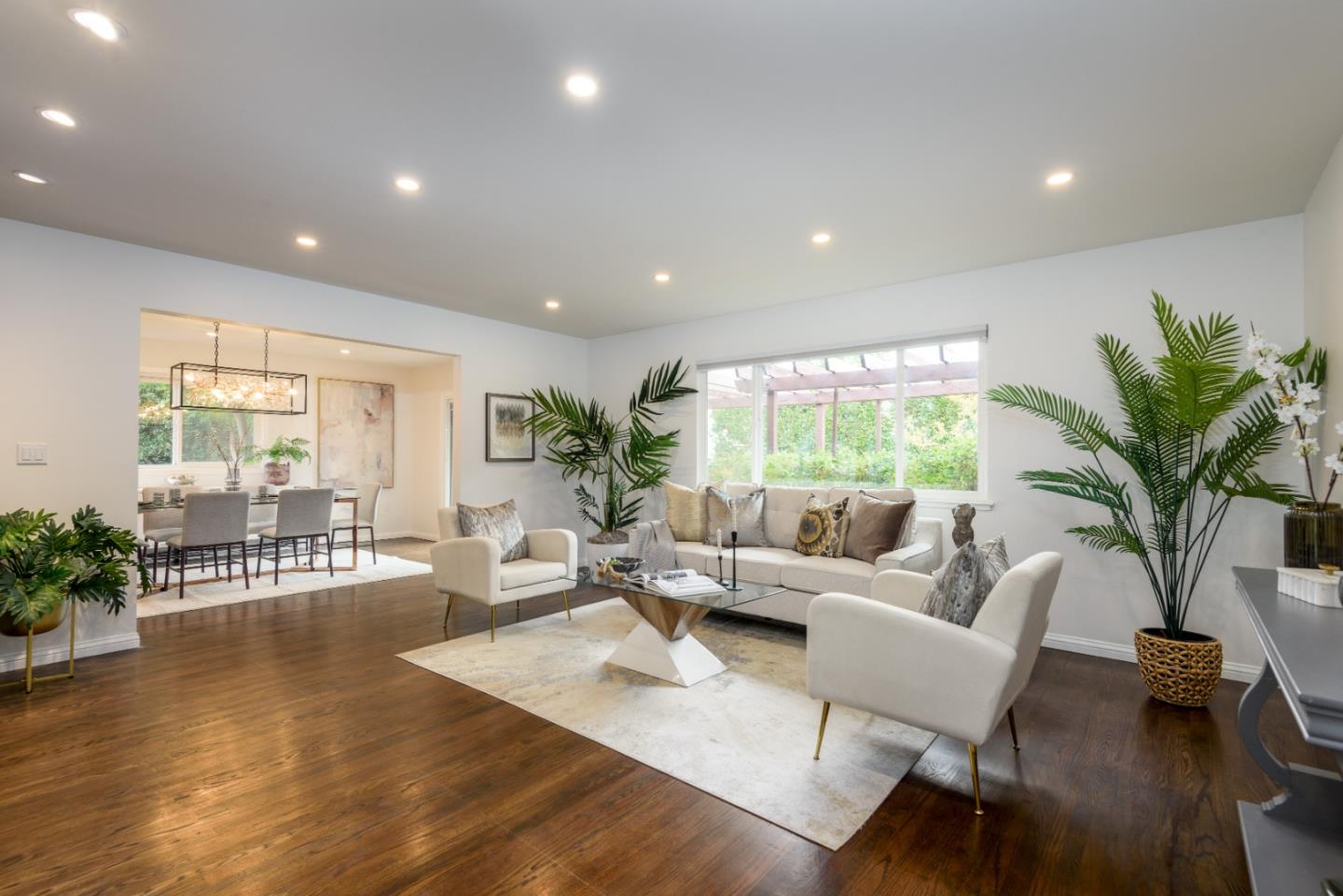 1420 South Mary Avenue Sunnyvale, CA 94087 - Photo 3 of 24 a living room with furniture and a large window
