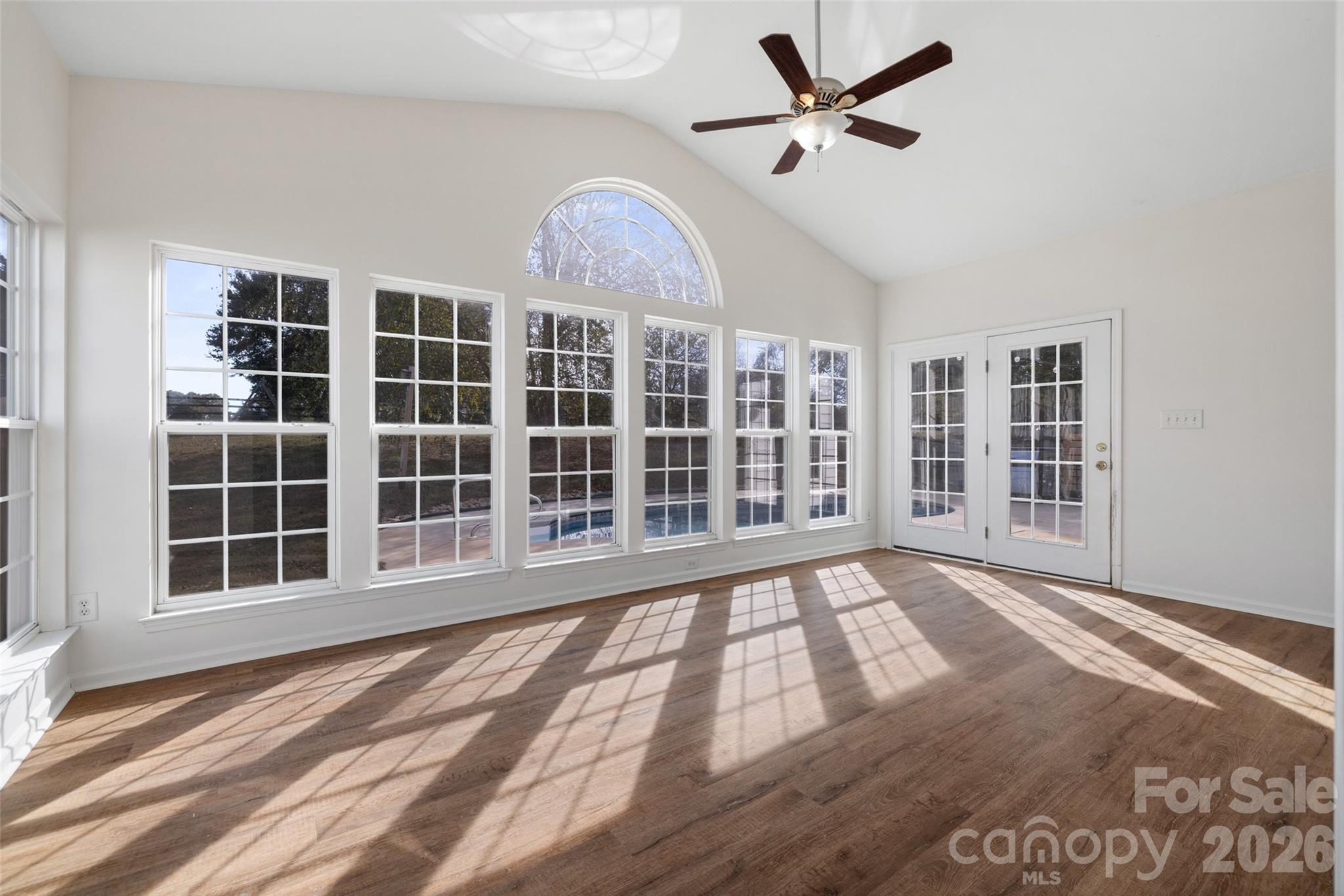 813 Circle Trace Road Monroe, NC 28110 - Photo 19 of 37 a view of an empty room with a window and balcony