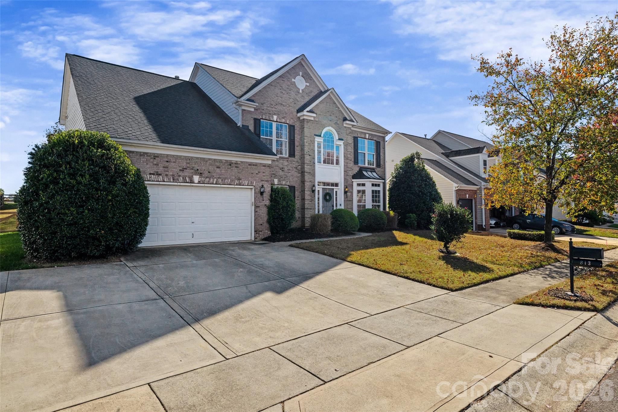 813 Circle Trace Road Monroe, NC 28110 - Photo 36 of 37 a front view of a house with garden