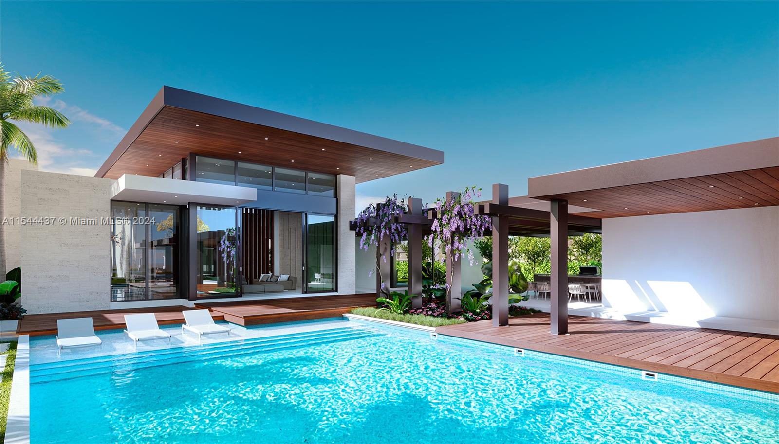 16745 Stratford Court Southwest Ranches, FL 33331 - Photo 4 of 26 front view of house with a yard