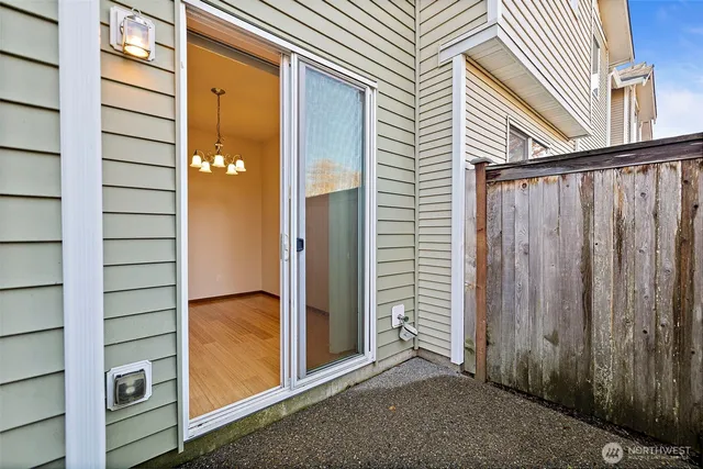 a view of front door