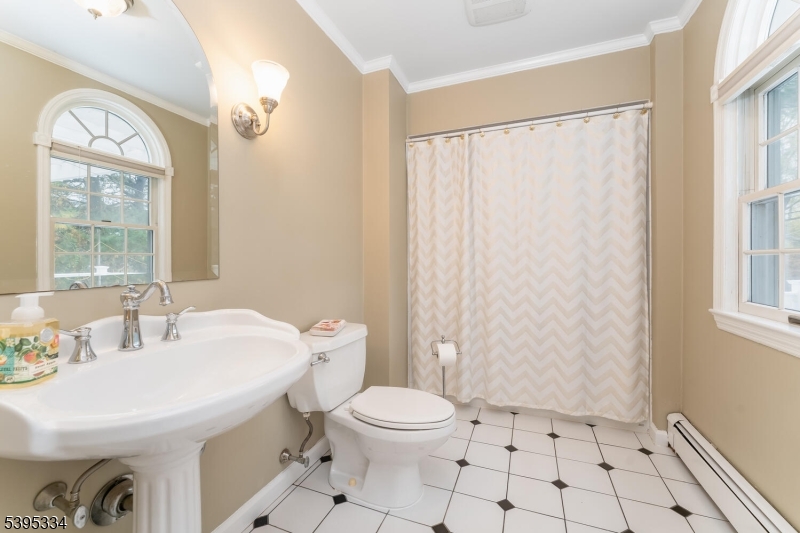 383 Pittstown Road Pittstown, NJ 08867 - Photo 13 of 29 a bathroom with a sink a toilet and a mirror