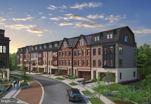 a front view of a building with street view