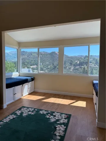 a view of staircase with white walls