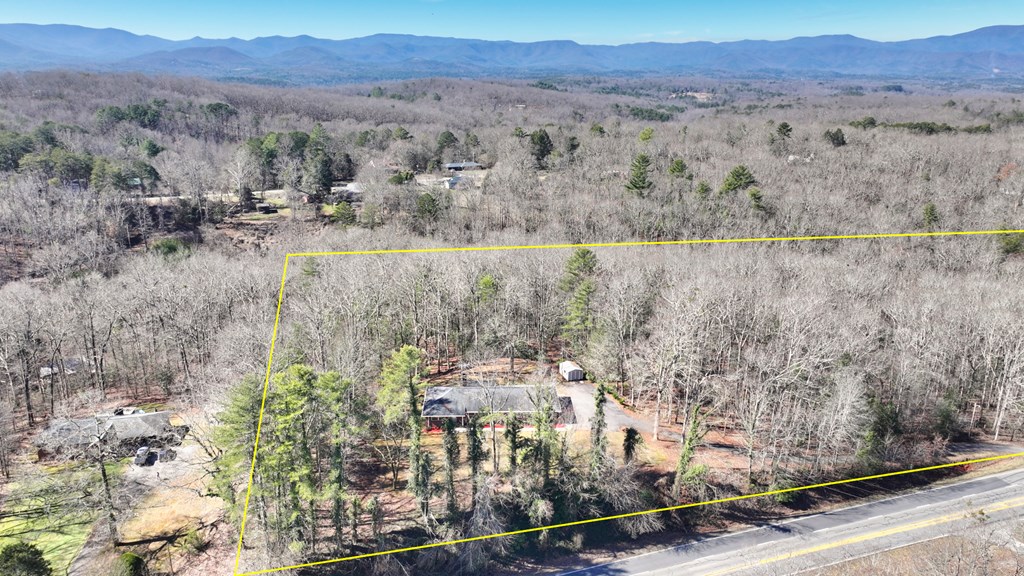 3920 Blue Ridge Drive Blue Ridge, GA 30513 - Photo 22 of 22 an aerial view of residential house and sandy dunes