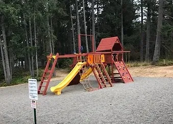 an outdoor space with seating