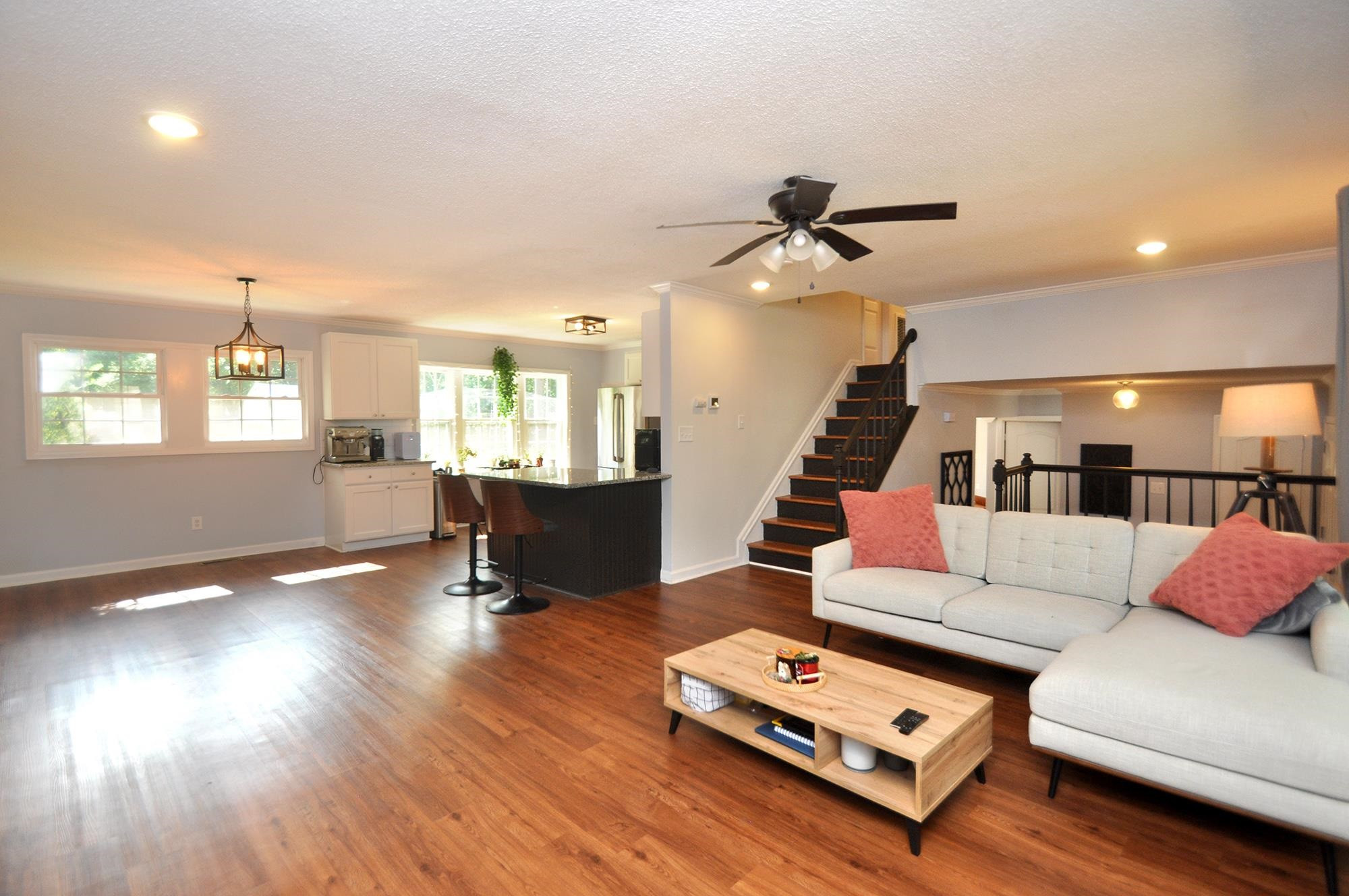 2401 Sanderford Road Raleigh, NC 27610 - Photo 5 of 31 Overview from Living Room (Second FL-Split Level)