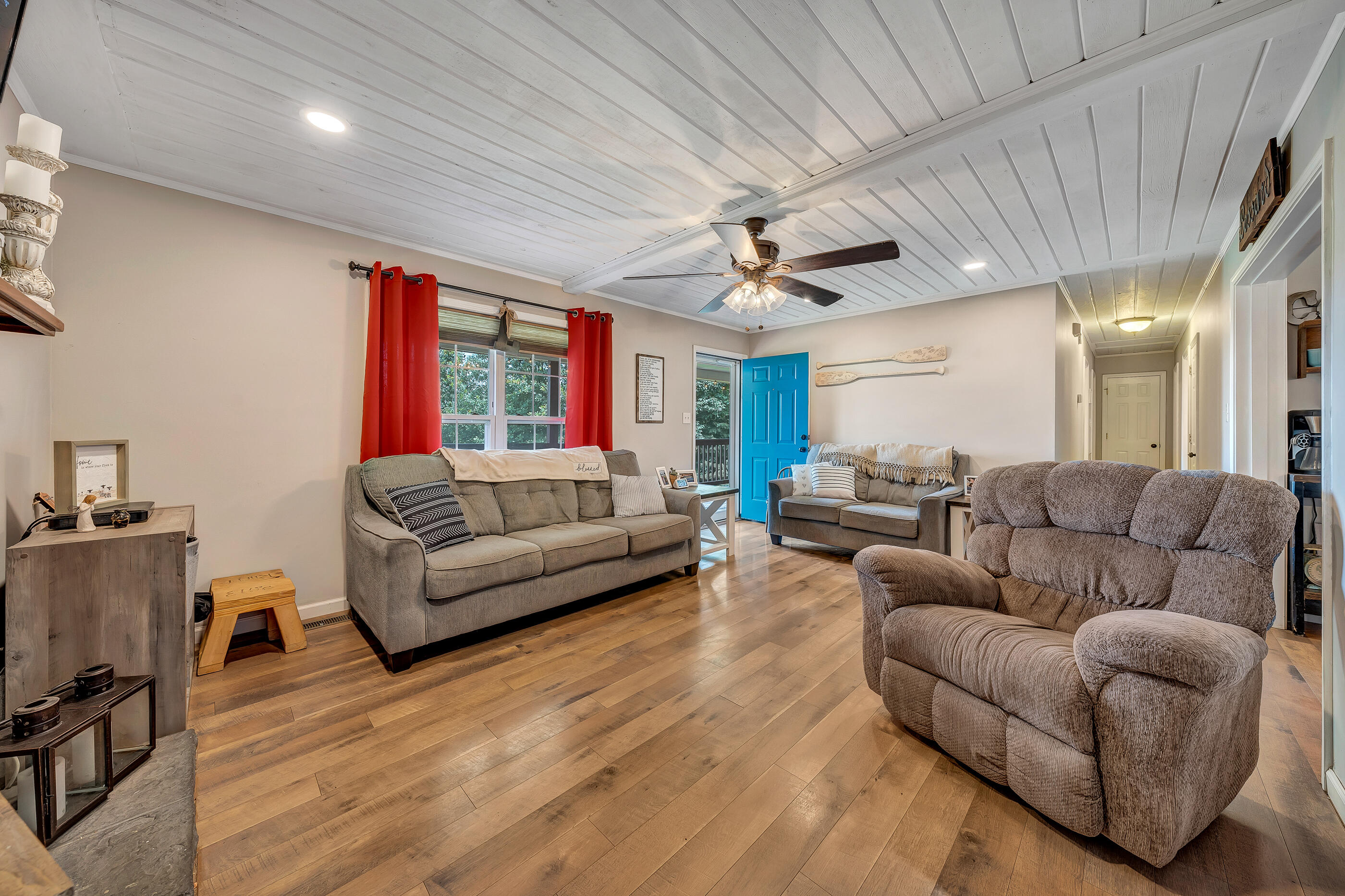 1145 Madcap Road Rocky Mount, VA 24151 - Photo 21 of 38 a living room with furniture and a large window