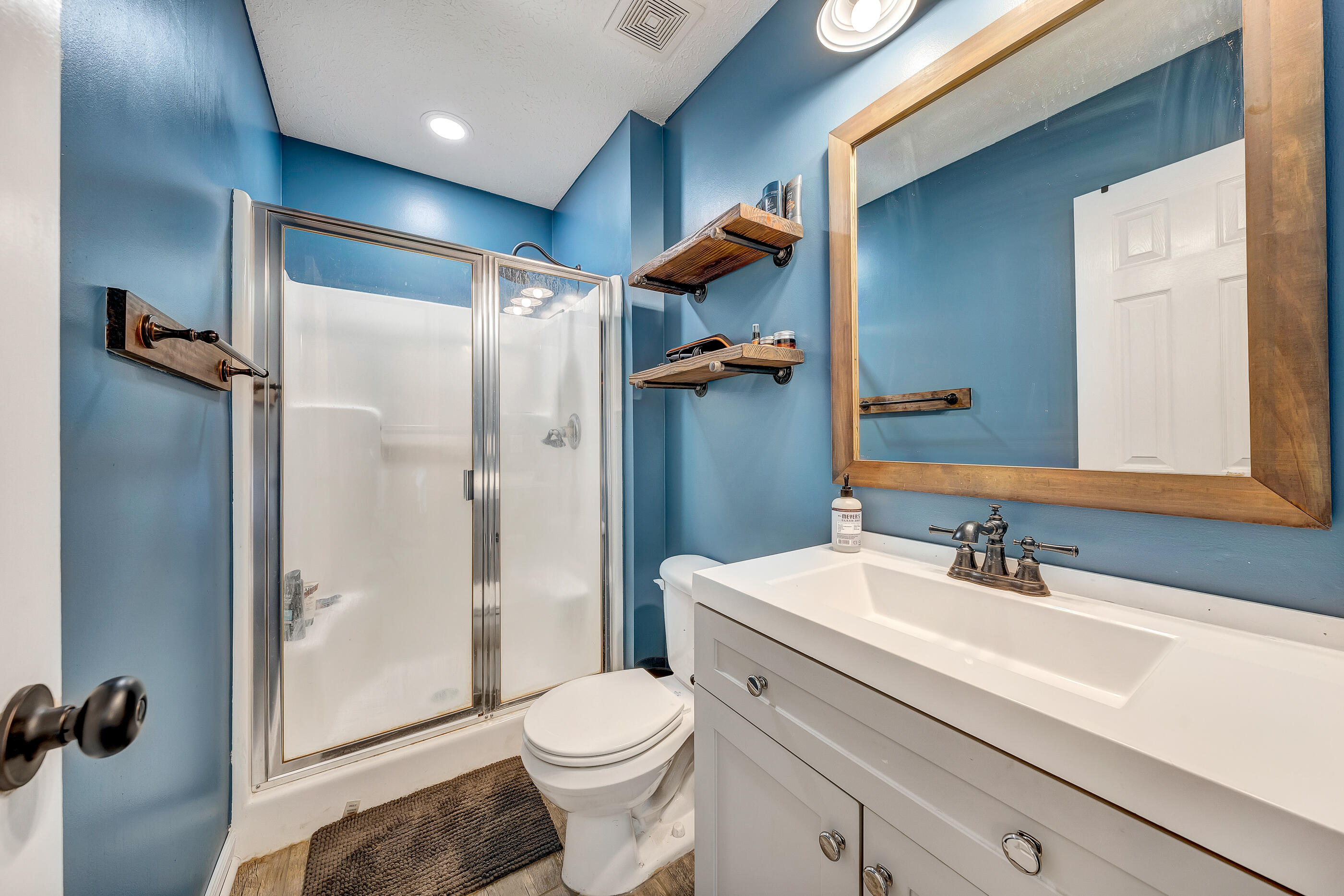 1145 Madcap Road Rocky Mount, VA 24151 - Photo 24 of 38 a bathroom with a sink a toilet and shower