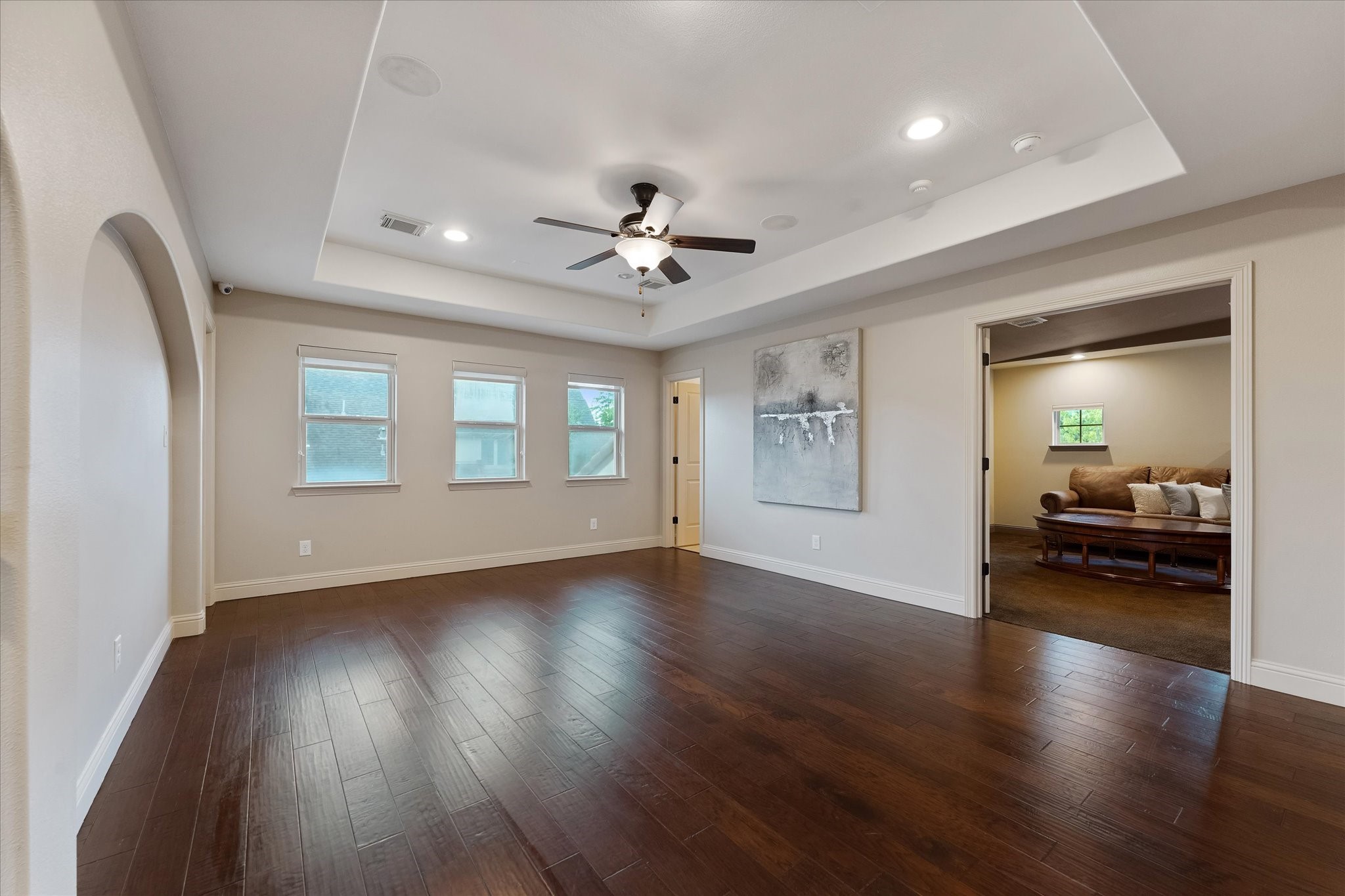 19 Paloma Bend Place Spring, TX 77389 - Photo 41 of 50 Spacious flex/game room with a half bath, conveniently located adjacent to the media room.