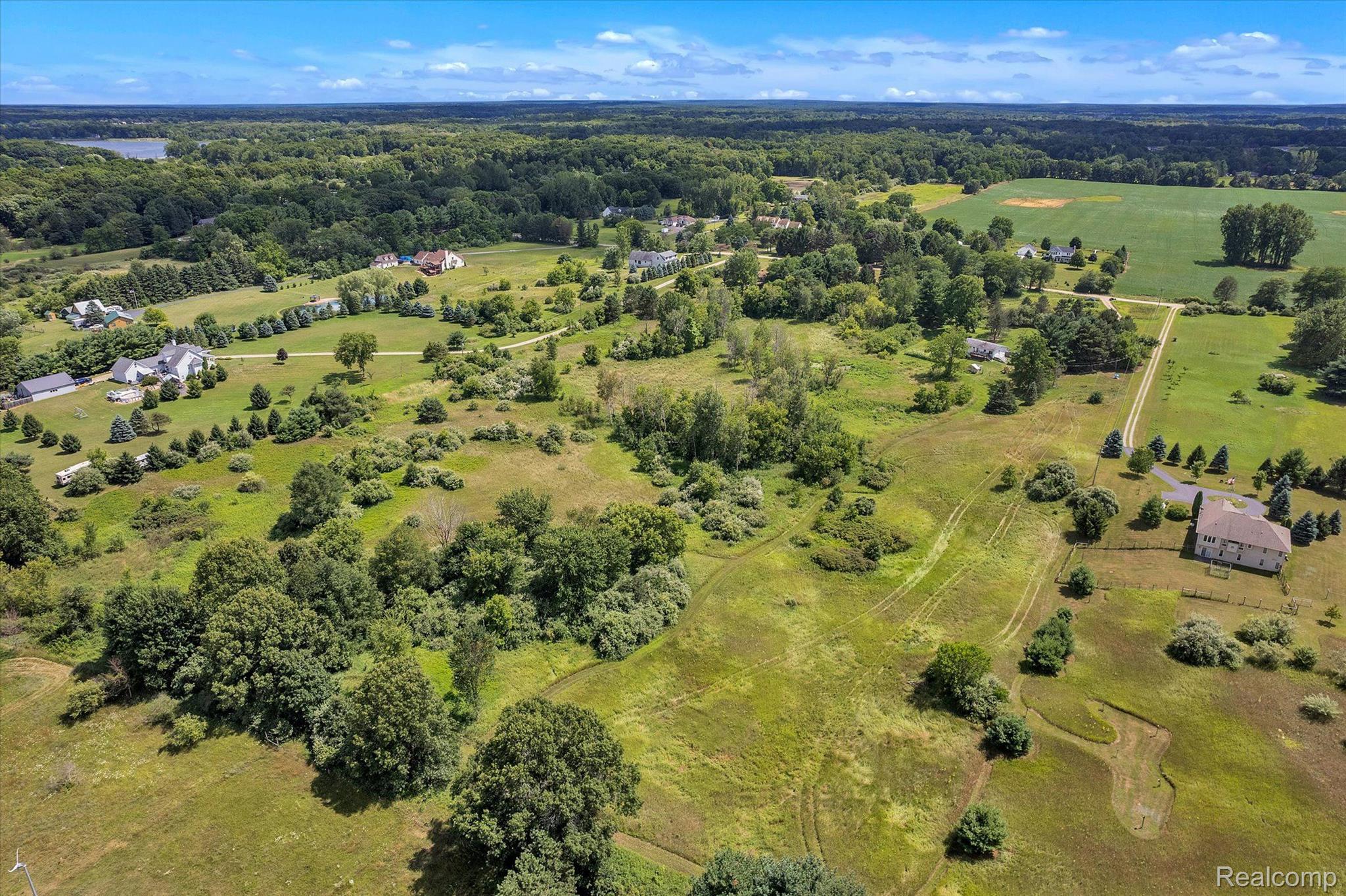 5130 Vines Road Howell, MI 48843 - Photo 42 of 46 View From Above