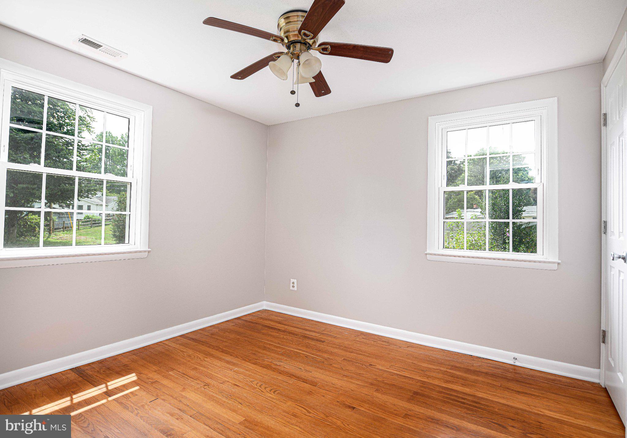 205 East Ring Factory Road Bel Air, MD 21014 - Photo 22 of 35 Bedroom 2 w/ceiling fan & hardwood