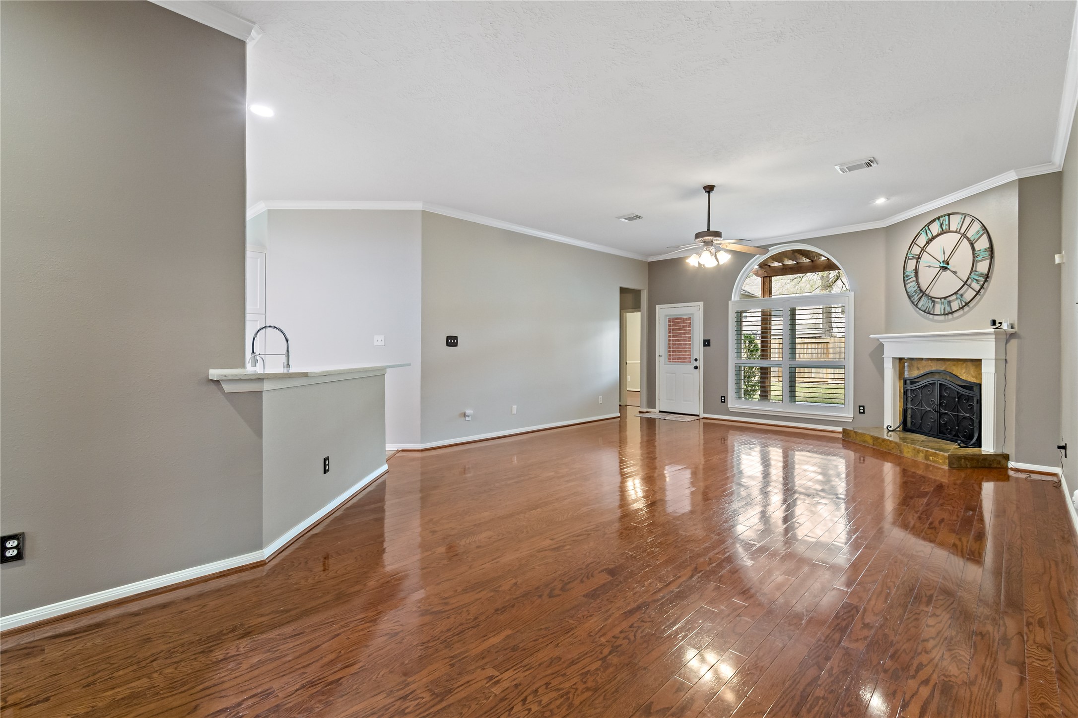 20302 Water Point Trail Humble, TX 77346 - Photo 2 of 30 Beautiful living area with fireplace