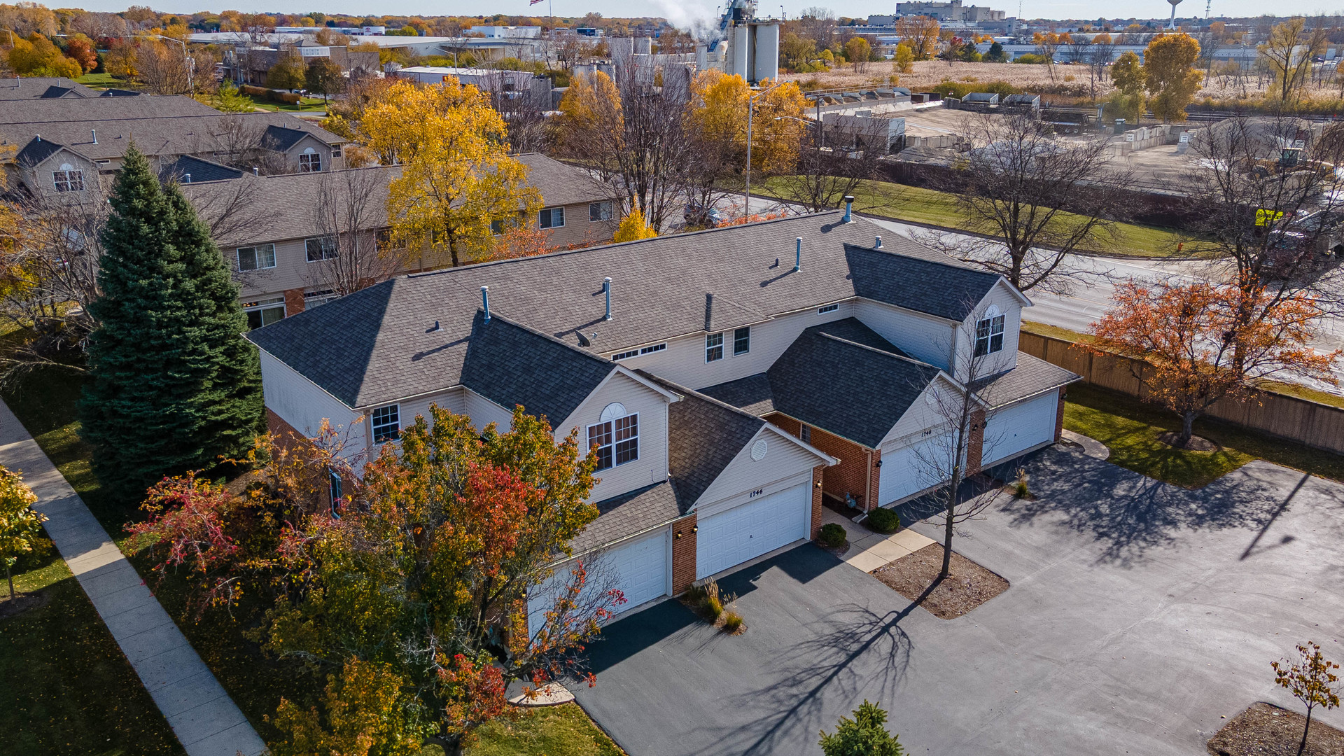 1748 Windward Avenue Naperville, IL 60563 - Photo 12 of 23 an aerial view of a house with a yard