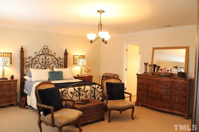 817 Stackhurst Way Wake Forest, NC 27587 - Photo 13 of 23 Another vantage of the spacious master bedroom. Large walk-in closet is not pictured.