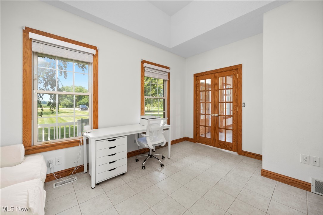 5310 Billings Road Castalia, OH 44824 - Photo 31 of 50 Office space with french doors and light tile patterned floors