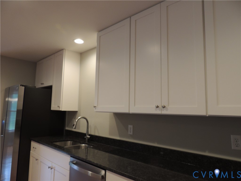 4417 Olgers Road Sutherland, VA 23885 - Photo 7 of 24 Kitchen featuring white shaker-style cabinetry wit