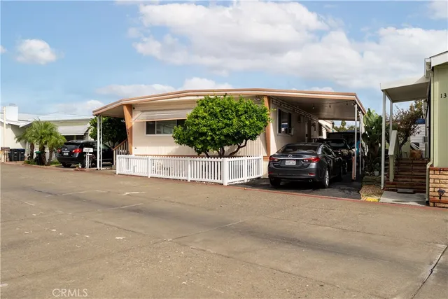 a view of a car garage