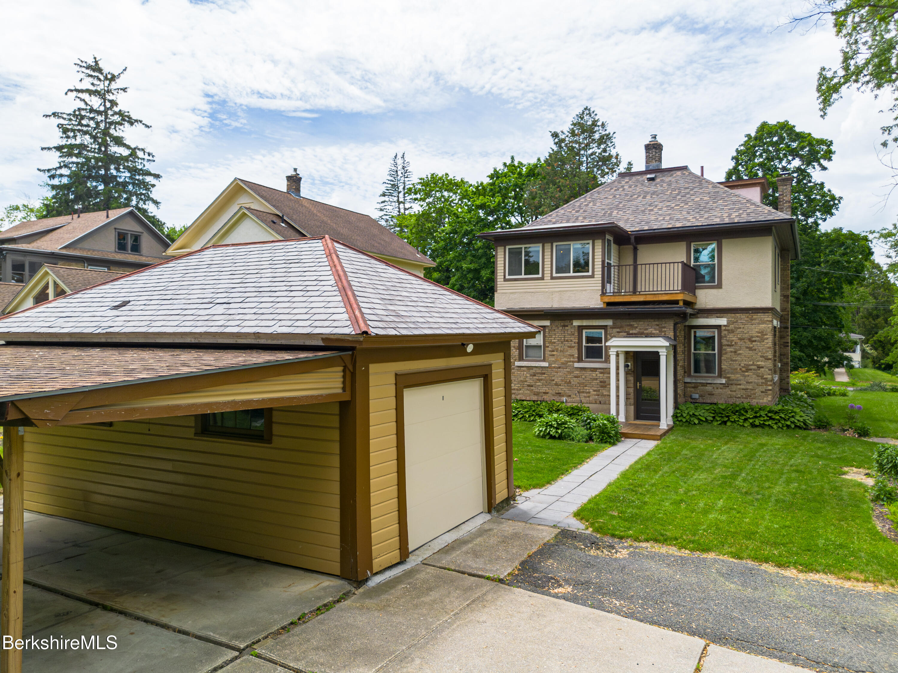 81 Northumberland Road Pittsfield, MA 01201 - Photo 9 of 40 Slate roof on the garage