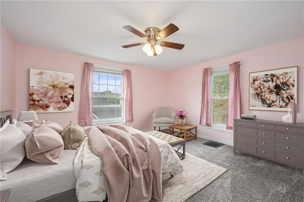 246 Olive Street Hunker, PA 15639 - Photo 17 of 27 a bedroom with a bed and window