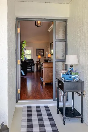 a view of a workspace with furniture