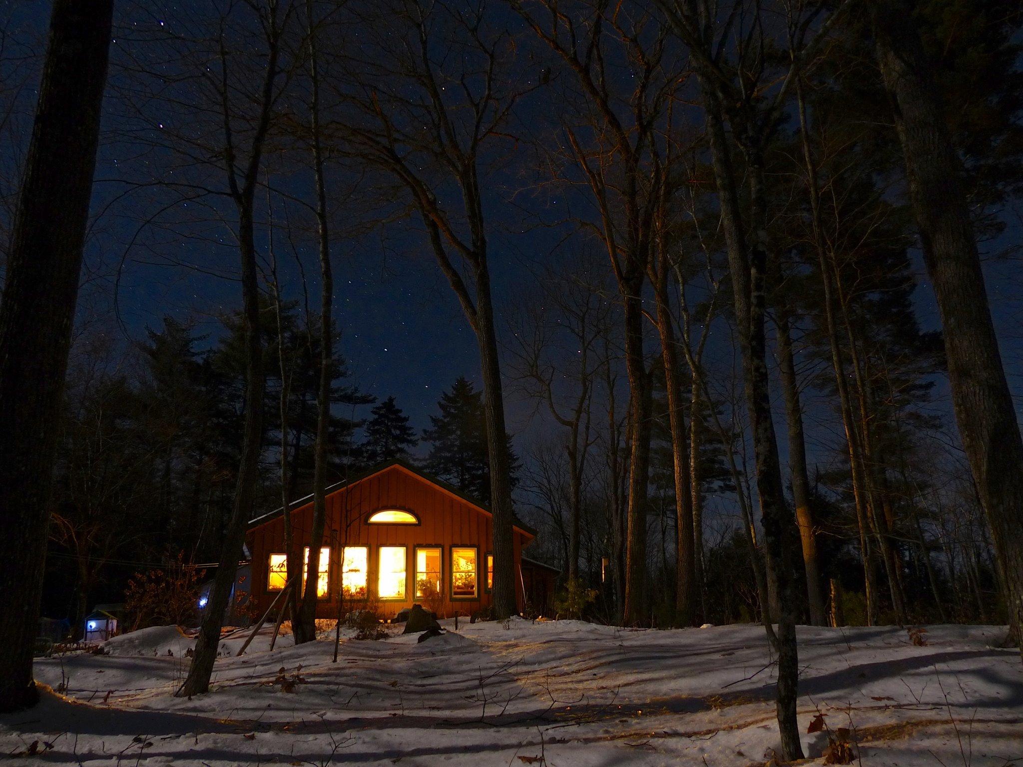 94 Wagner Road Montville, ME 04941 - Photo 2 of 21 house@nightPhoto