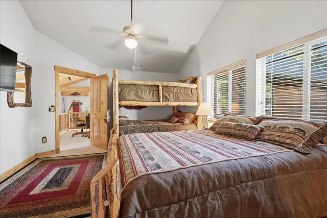 a view of a wooden deck