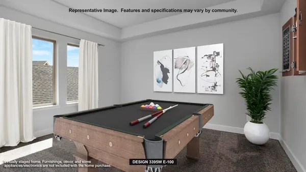 a living room with furniture and window