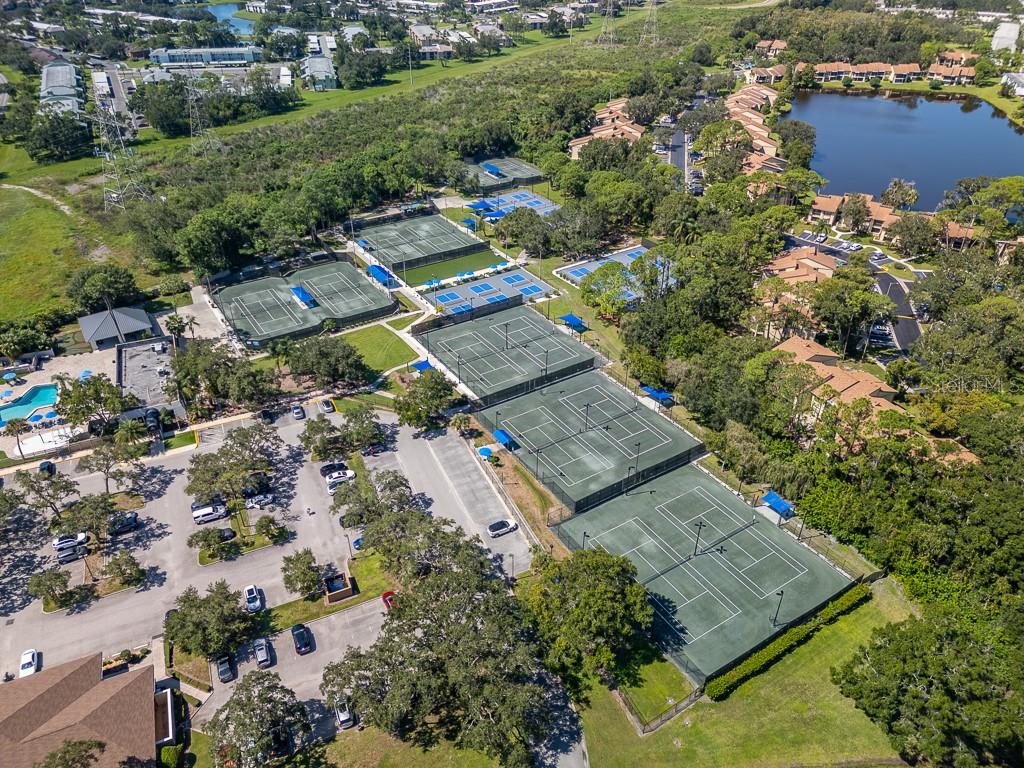 100 Ingrid Place Oldsmar, FL 34677 - Photo 49 of 51 an aerial view of residential houses with outdoor space and river