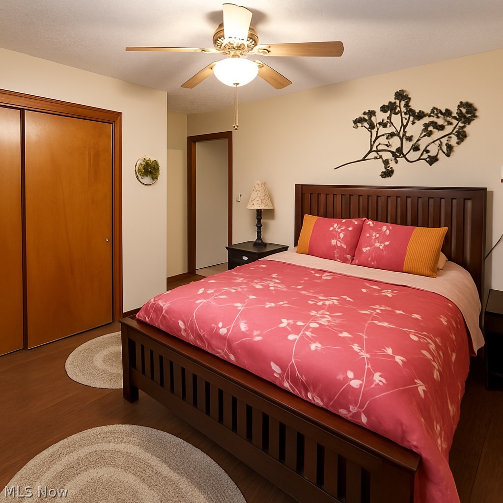 53310 Mud Run Road Senecaville, OH 43780 - Photo 8 of 28 Bedroom 1 with a closet, and ceiling fan