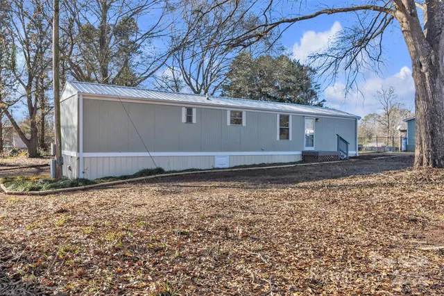a backyard of a house