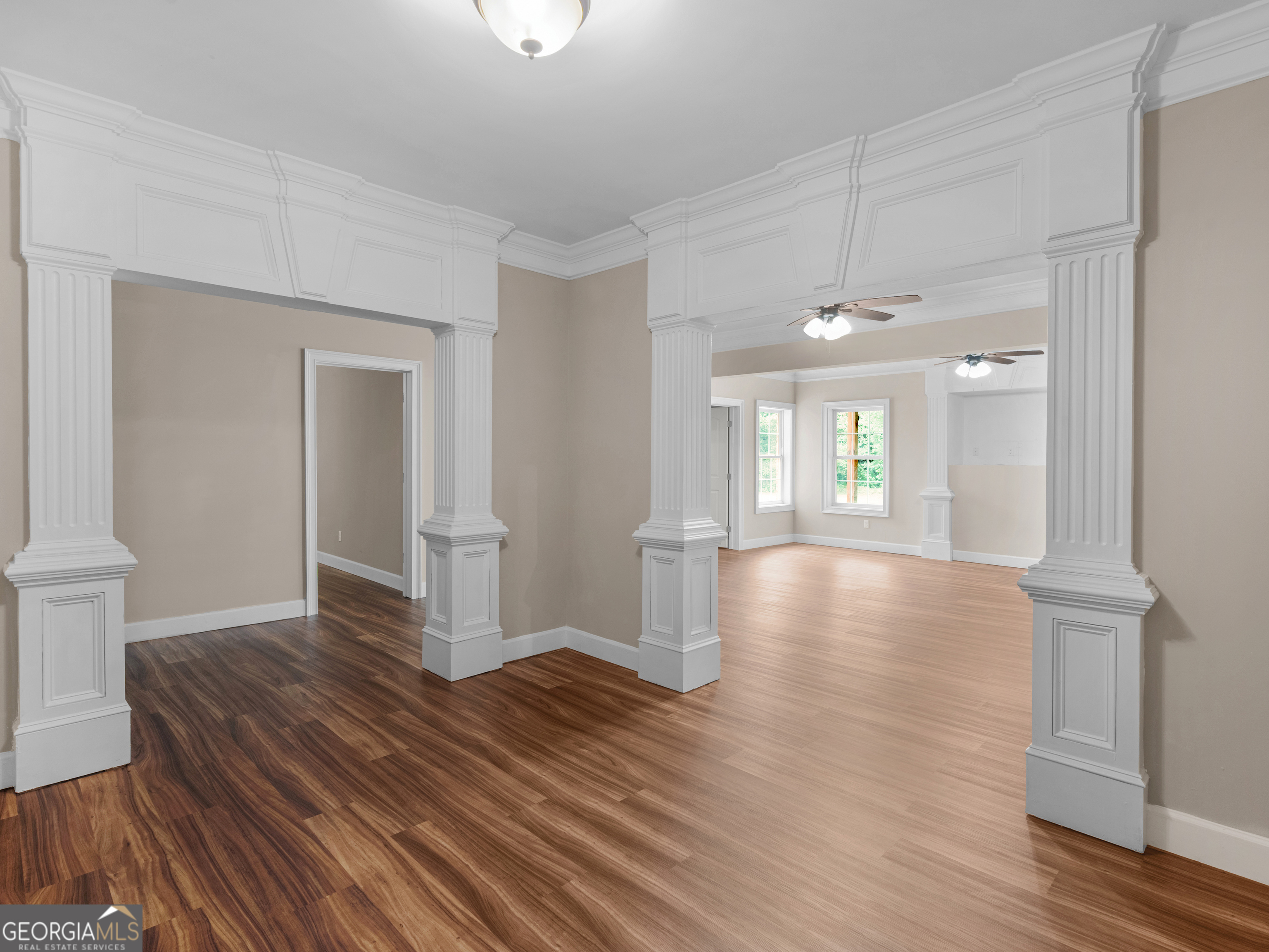 221 Hummingbird Court Hampton, GA 30228 - Photo 62 of 77 a view of a livingroom with wooden floor and a window