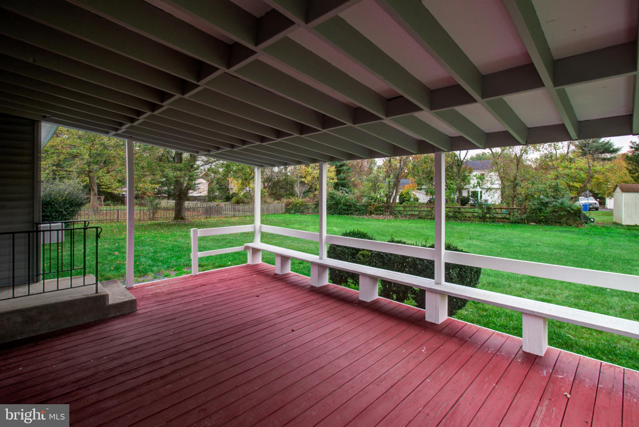 111 Palmer Road Pennington, NJ 08534 - Photo 3 of 35 Covered deck