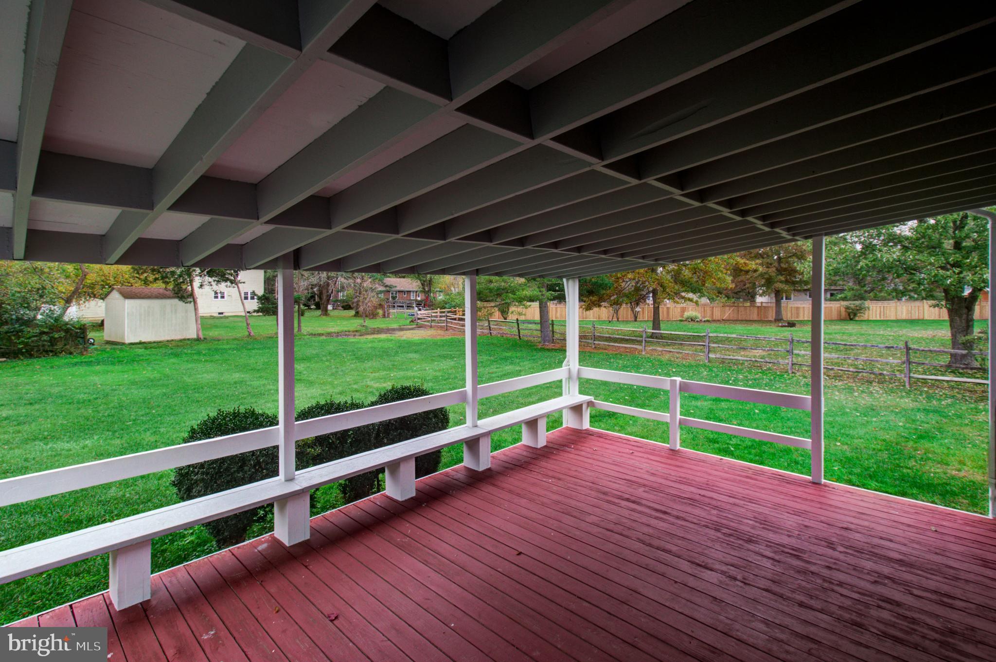 111 Palmer Road Pennington, NJ 08534 - Photo 4 of 35 Covered deck overlooking backyard