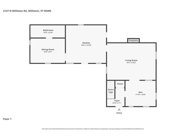 $622,000 | 2147 North Williston Road, Williston, VT 05495